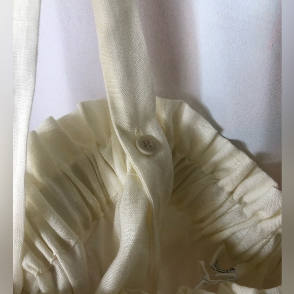 Ozma of California Zaire Top - Natural/Linen - Picture 6 of 7